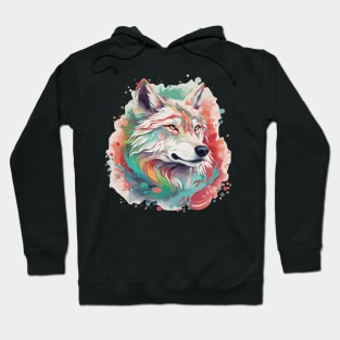 wolf artwork Hoodie